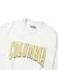 COLUMBIA UNIVERSITY Crack Logo S/S Sweatshirts Oatmeal