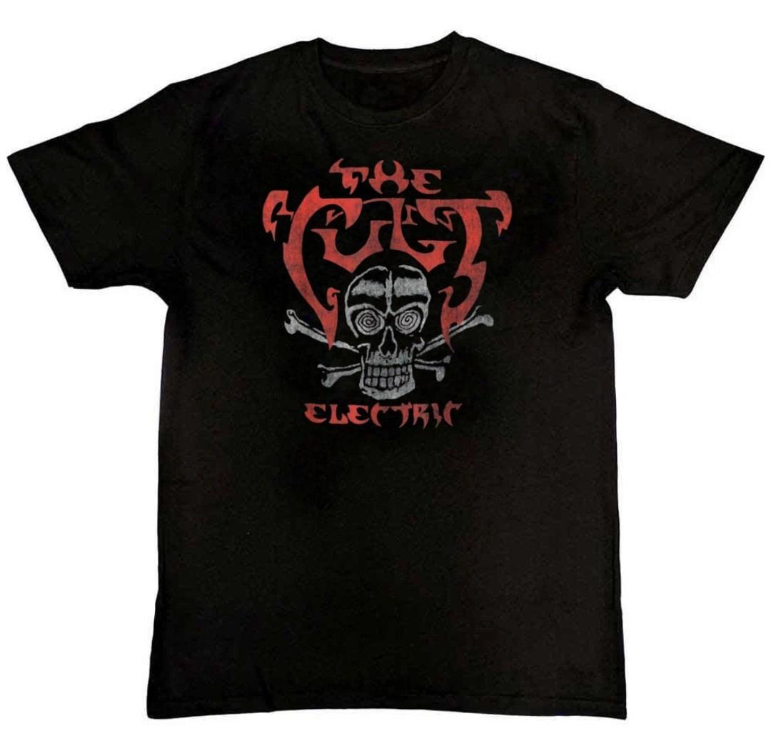 The Cult - Vintage Electric Skull Graphic Mens T-Shirt S
