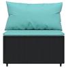 Vidaxl 4-Piece Lounge Set With Cushions, Poly Rattan