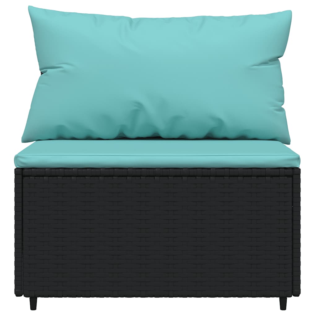 Vidaxl 4-Piece Lounge Set With Cushions, Poly Rattan