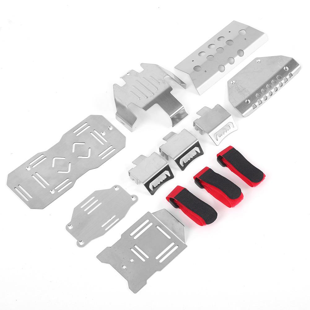 Stainless Steel Chassis Protector Plate Fit for TRAXXAS TRX‑6 G63 6X6 1 10 RC Car Model