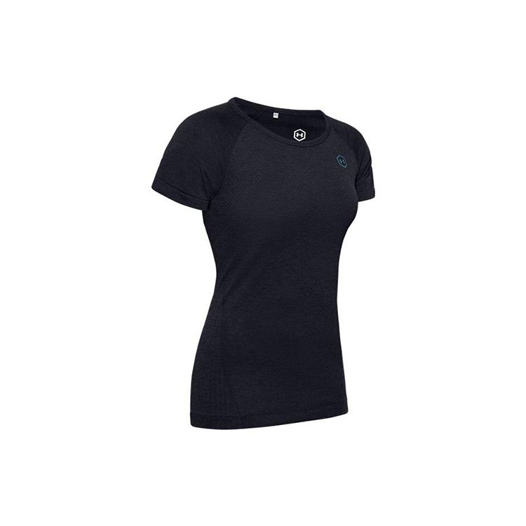 

Футболка с короткими рукавами Under Armour Женские топы Черная 1351602-001 S