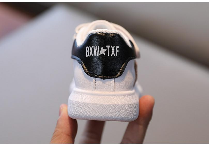New Infant & Toddler White Soft Sole Shoes - Boys & Girls Casual Spring Sneakers