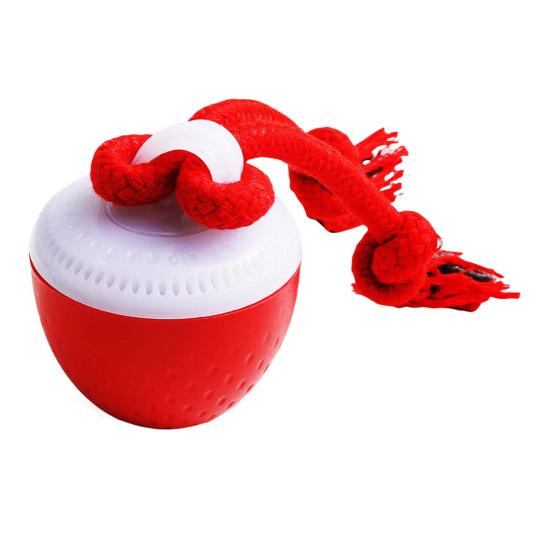 Interactive Dog Toy Ball Pets Electric Ball with Ropes Automatic Moving And Rolling Pet Toy for Small Medium Large Dogs Daily Training And Exercise
