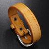 Punk Genuine Leather Bracelet For Hand Wrist Wristband Men Woman Watch Strap Couple Jewelry Gift