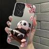 Chubby Panda Case for Samsung Galaxy A10 A20 A50 A54 A56 A51 A52 A72 A03 A06 A07 A71 A04 A05 Back Phone Cover