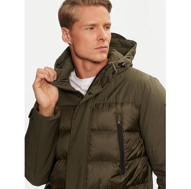 Winter Jacket Geox Sapienza M4628K TC188 F1789 Khaki Regular Fit