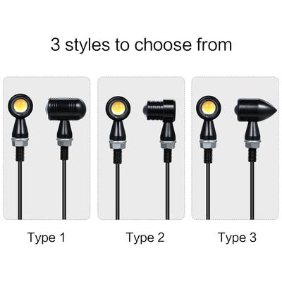 Motorrad Mini Vintage LED Blinker Blinker Lichtanzeige