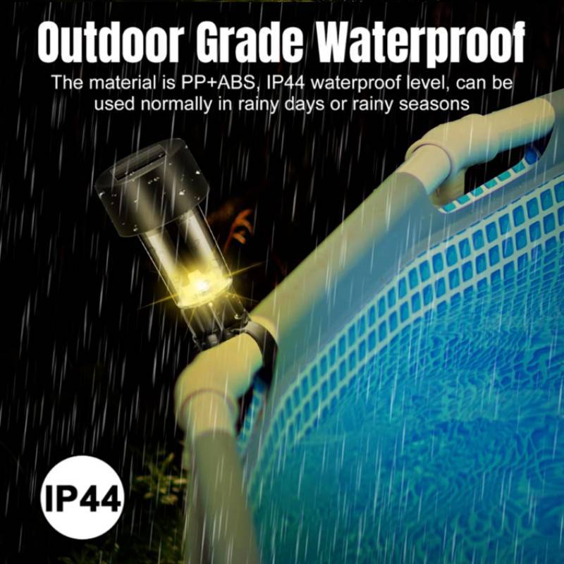 Outdoor Solar Pool Light With Waterproof Ip44 For Garden Decor