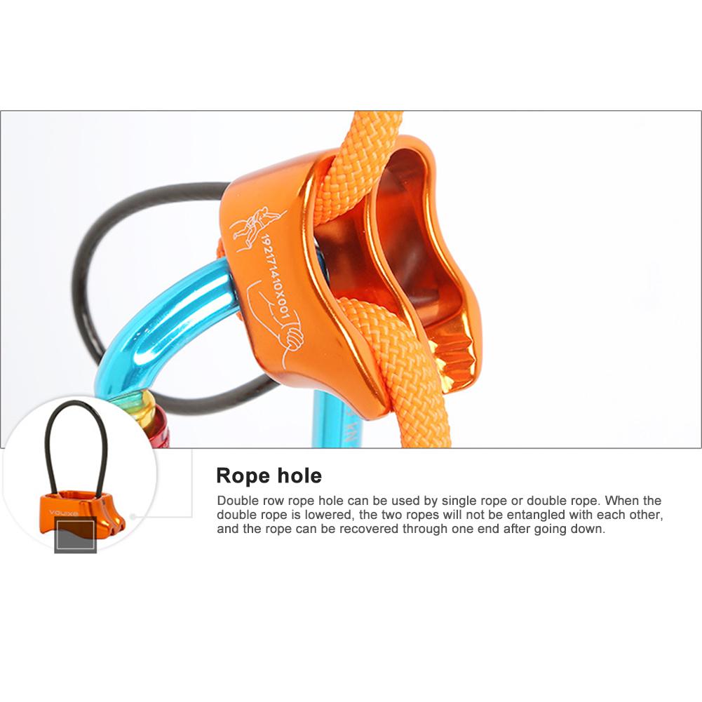 Rappel ATC Belay Device Descender Açık Kamp Kaya Tırmanışı Ekipmanları