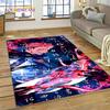3D Jujutsu Kaisen Anime Cartoon Itadori Yuji Teppich für Schlafzimmer Wohnzimmer Zuhause Sofa Dekoration, Spiel Große Dekor Bodenmatte
