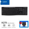 Logitech K270 Wireless Full-Size Keyboard with Mouse Pad