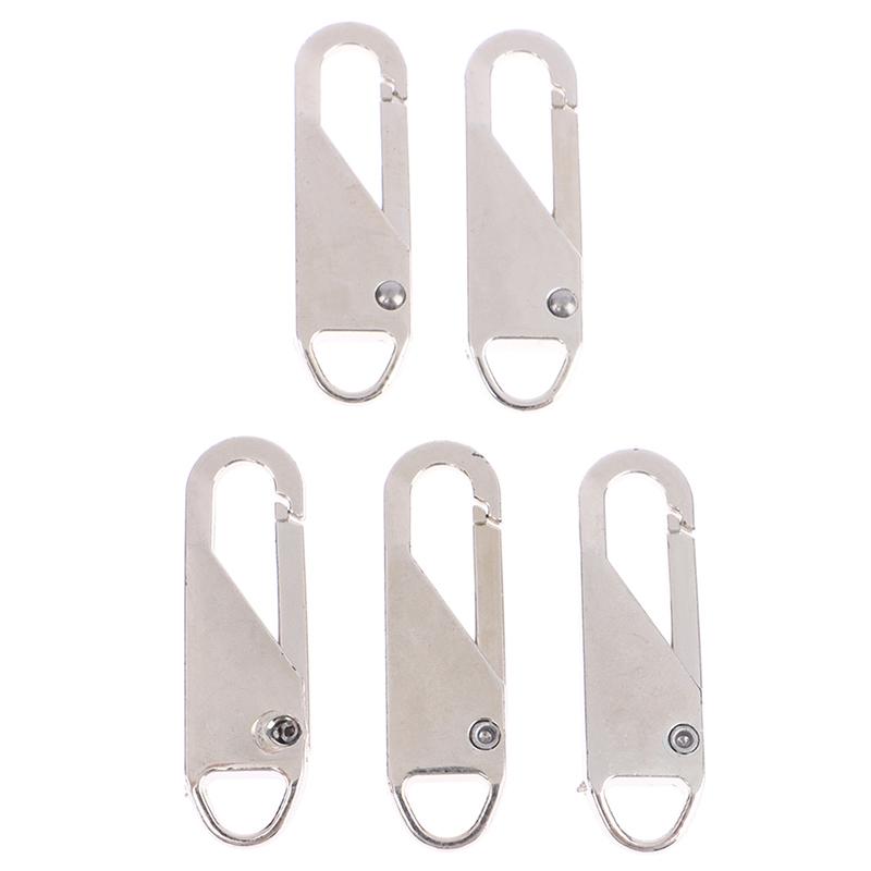 5 Pack Universal Zipper Puller Removable Metal Zipper Slider Repair Kit