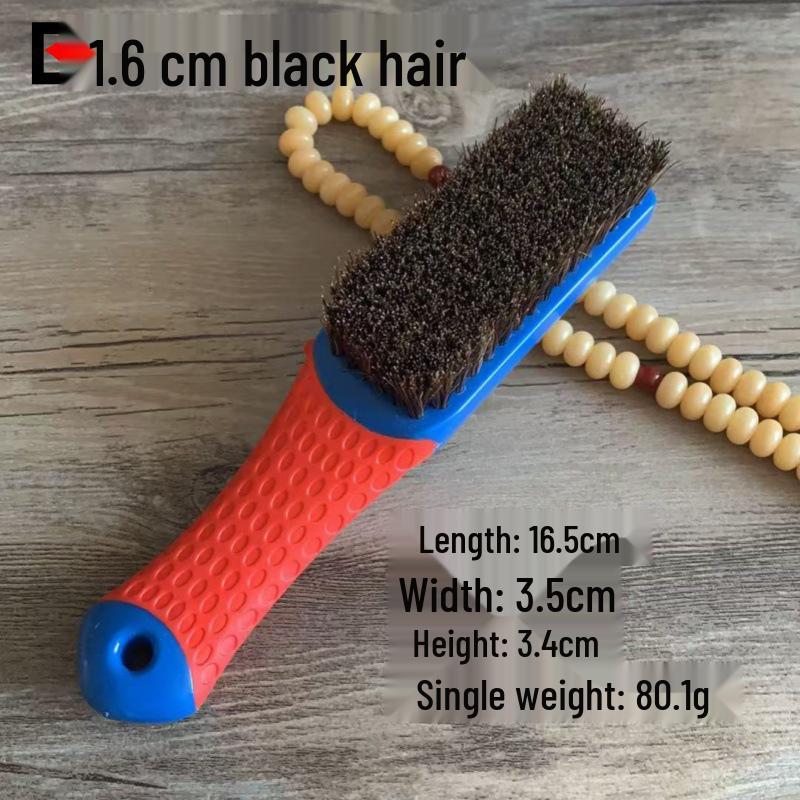 Wenwan Nano & Bristle Brush with Dual-Color Silicone Handle