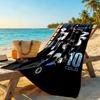 Chelsea Fc Football Player Customize Text Beach Towel Soft Durable Quick-Dry Perfect for Traveling Yoga Camping and Swimming