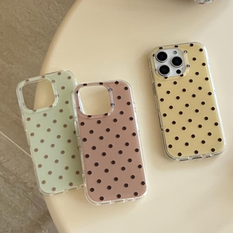 Minimalism Colorful Polka Dots Phone Case For iPhone 17 Air 16 15 14 13 12 11 Pro Max 16e X XR XS Max 7 8 Plus Shockproof Cover