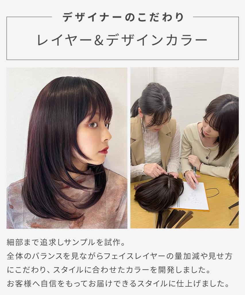 AQUADOLL P-AMB Almond Brown Pudding Wig, Medium/Semi-Long Layered Inner Mesh Full Wig, One Size Fits Most (wg352P-AMB)