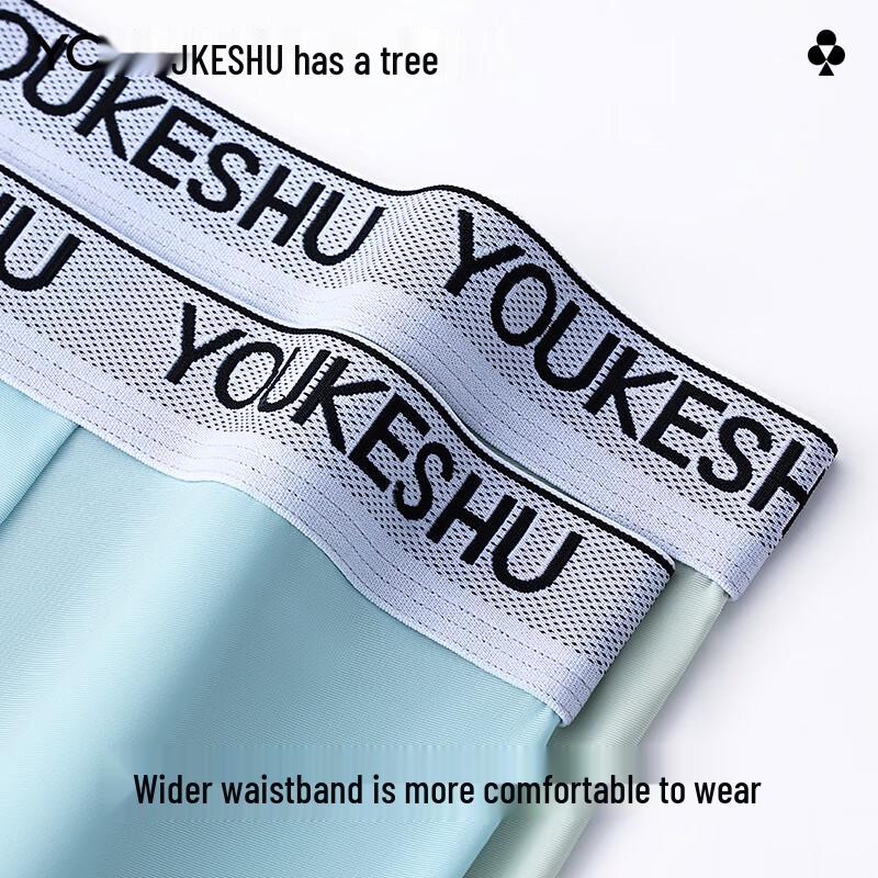 Men's Ice Silk Antibacterial Boxer Briefs