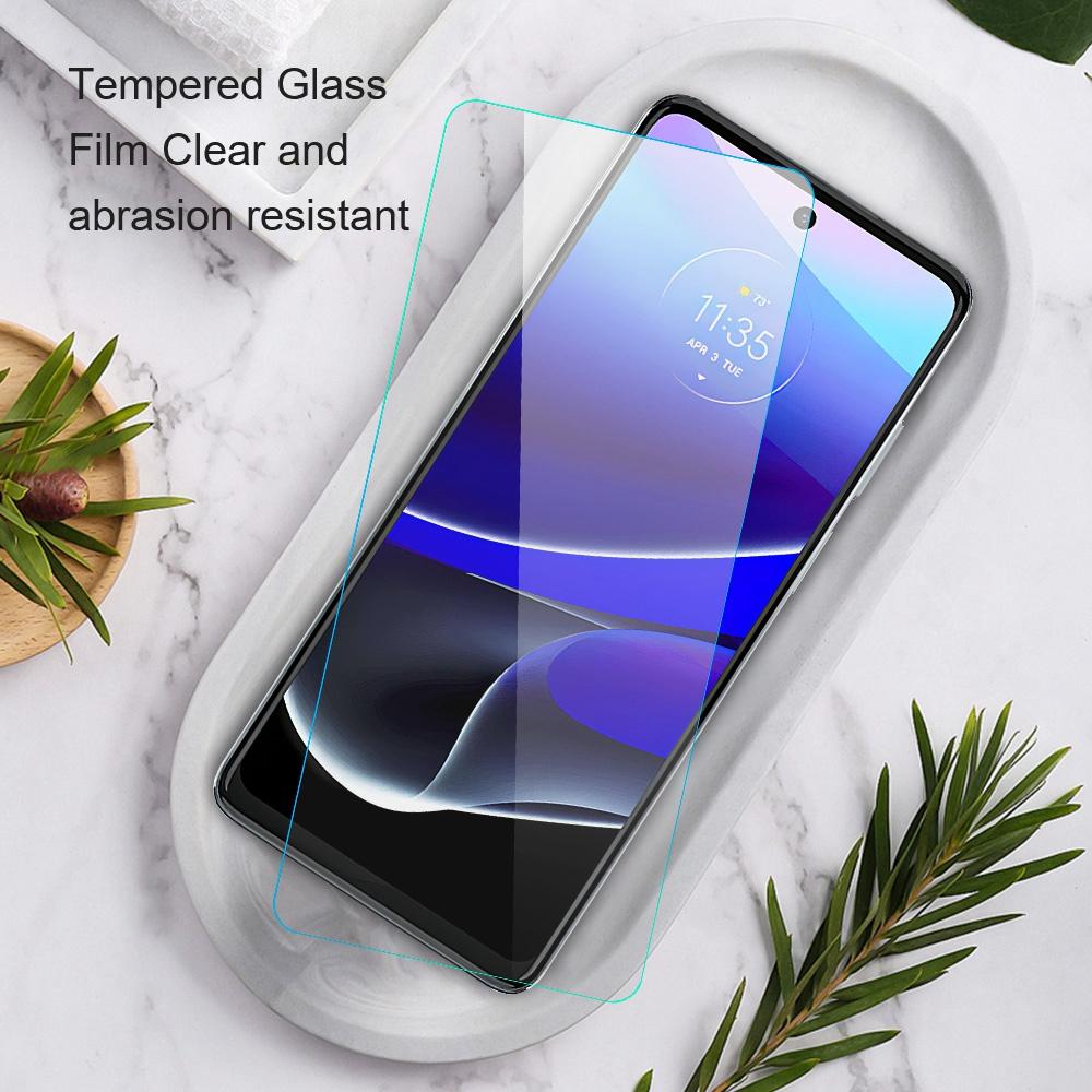 AMORUS 2.5D HD Screen Protector for Motorola Edge 20 Pro High Aluminum-silicon Abrasion-resistant Tempered Glass Film