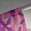 2D Flat Printing  JIT 2pcs   Curtains (Without Rod) Butterfly Dreams Popular Curtains Polyester Curtains Home Decor Ldeal for