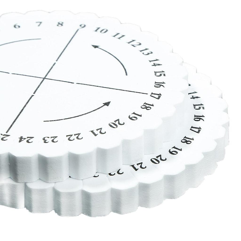Kruhový čtverec Kumihimo Korálkový kabel Kotouč/Disk Pletená deska DIY Pletený provazový uzel Ručně vyráběné DIY šperky Desgin Board