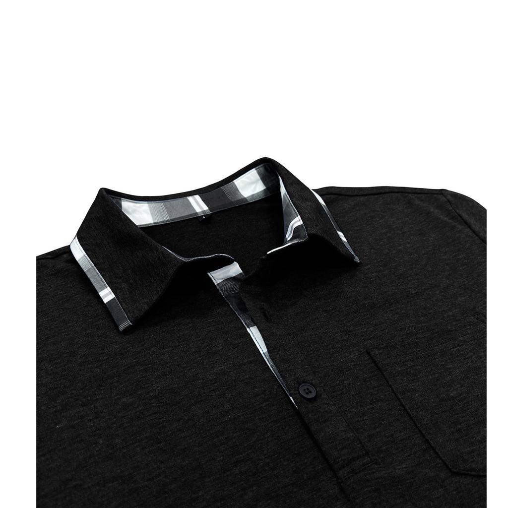 Men's Casual ,color Outdoor Sportswear, Men's Lapel Pocket Short,sleeved Top