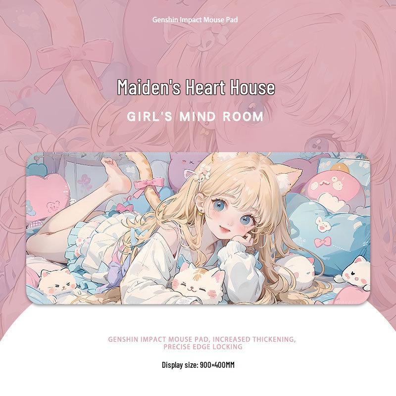 Sailor Moon XL Mouse Pad: Cute, High-Value Office Keyboard Mat Featuring Anime Girls