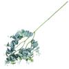 Single 3 Prong Pointed Eucalyptus Leaf Home Interior Decoration Flower Arrangement Simulation Plastic Wedding Money