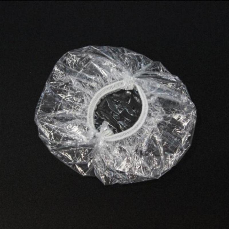100Pcs Disposable Hair Dye Earmuff Waterproof Ear Cover Baking Oil Wash Shower Bathing Barber Hairdressing Cleaning Accessories