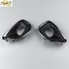 Pair For Jeep Compass Front Bumper Fog Light Covers Bezel Chrome Trim Decor
