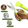 Stainless Steel Kitchen Scissors with Magnetic Scissors Cover Multi Bottle Opener Scissors Fish Scale Chicken Bones Scissors