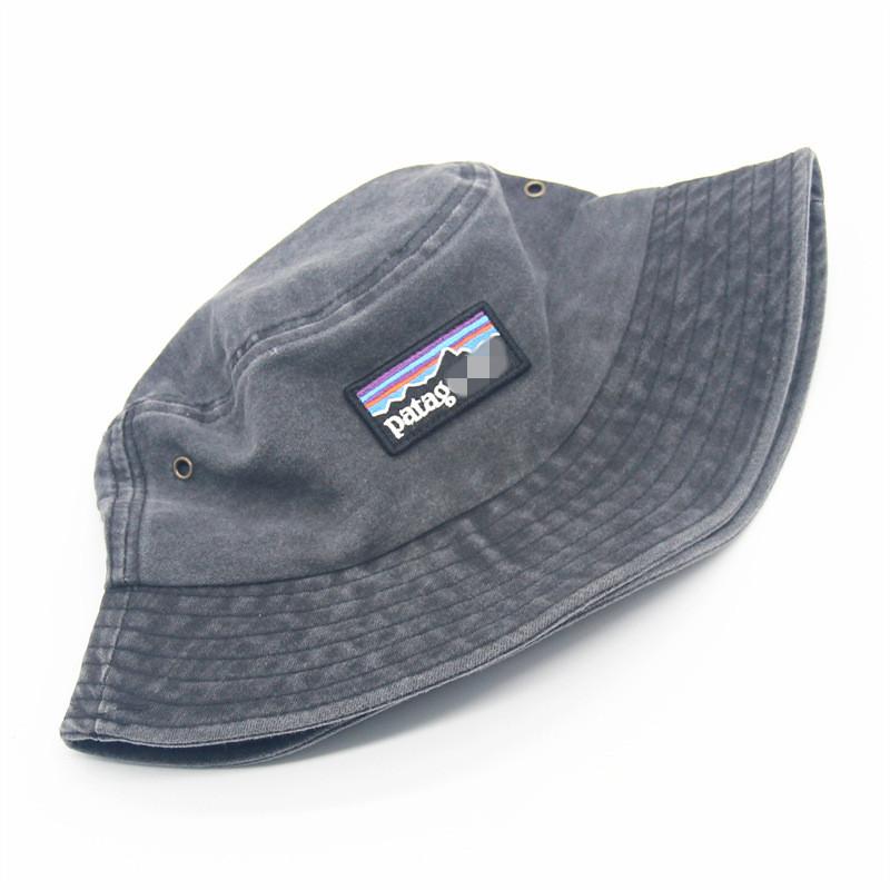 Cotton Washable Fisherman Hat With Sun Protection For Men And Women Black
