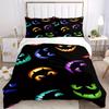 3pcs Halloween Pumpkins Bedding Set, Breathable and Soft, Suitable for All Seasons, Ideal for Home Use, Suitable for Bedroom Decor 21162