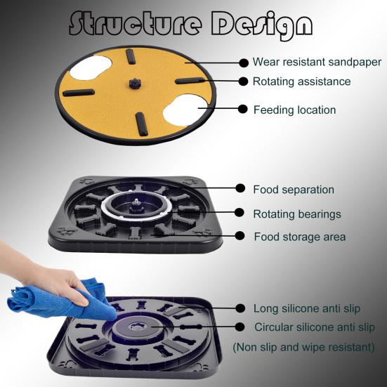 Podkładka do drapania pazurów dla psów Wielofunkcyjny pilnik do pazurów dla psów Powolne karmienie Dozownik smakołyków Szkolenie Czyszczenie