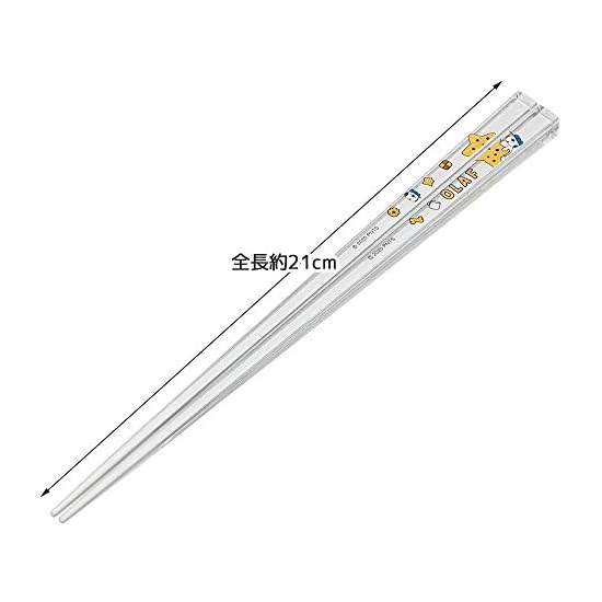 Skater Dishwasher Safe Acrylic Chopsticks 21cm Peanuts Olaf Snoopy AAC45