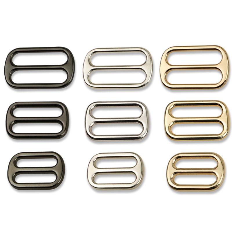 Rectangular Metal Strap Adjuster Buckle for Handbag Hardware Accessories