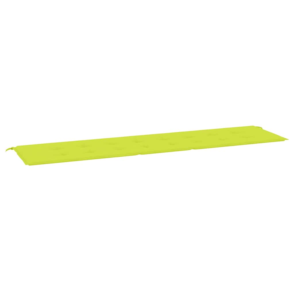 Garden Bench Cushion Light Green 200x50x4 cm Oxford Fabric
