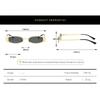 New Metal Punk Small Frame Oval Sunglasses Women For Men Vintage Luxury Brand Designer Outdoor Driving Popular Sun Glasses Uv400