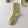 Hotsale Japanese Style Wool Blend Socks  Solid Thick Warm Women Socks for Autumn Winter  Cozy