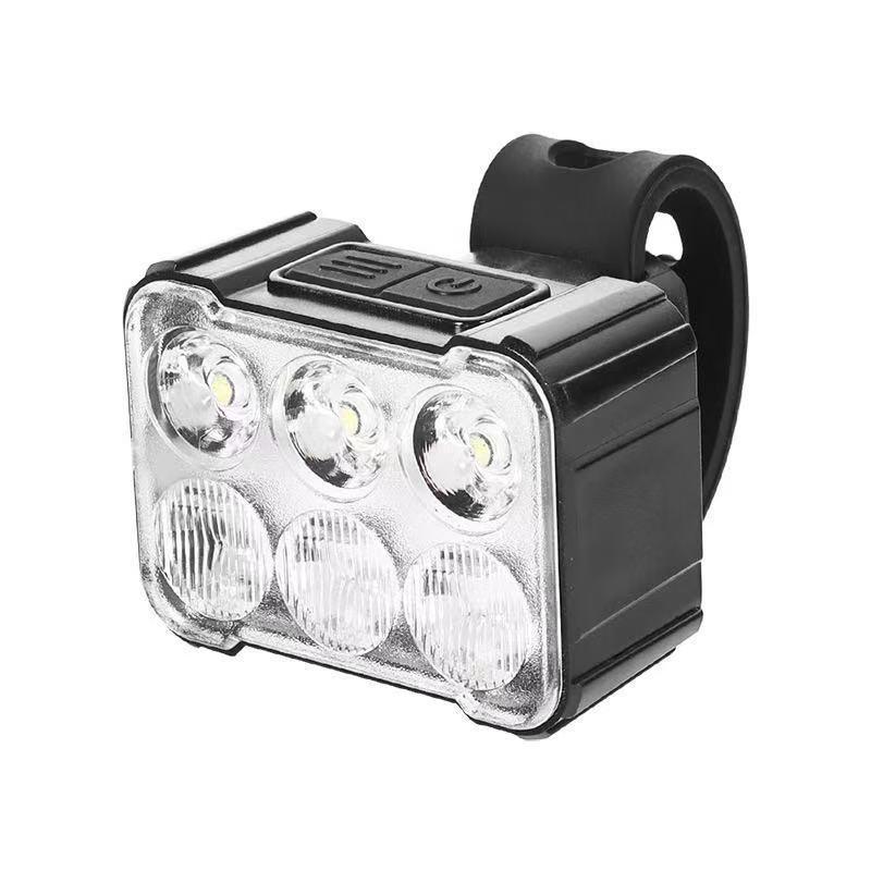 High-Brightness Waterproof Bicycle Headlight & Taillight Set for Night Riding - Energy-Saving Cycling Equipment