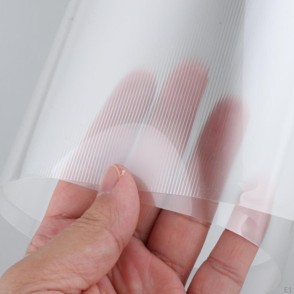 Diffraction Grating Sheet PETG Wide Applications Portable Translucent 50 Lines for 3D Picture