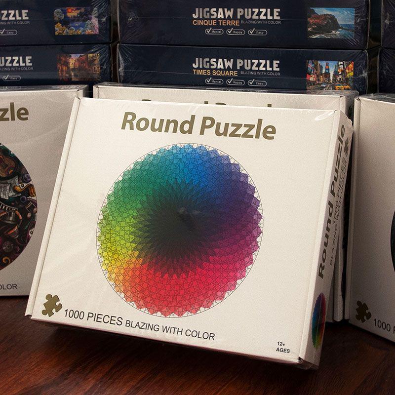 1000-delig Hel Niveau Regenboog Puzzel: Educatief Legpuzzel Speelgoed voor Volwassenen, Hoge Moeilijkheidsgraad