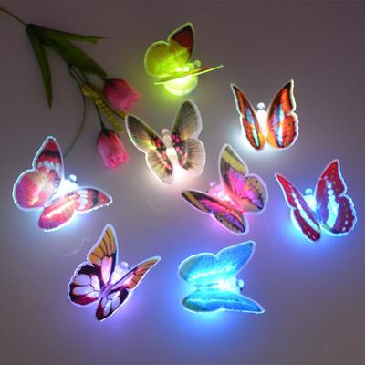 3D LED Butterfly Decoration Butterfly Night Light Sticker Wall Light For Garden Backyard Party Festive Party Nursery Bedroom