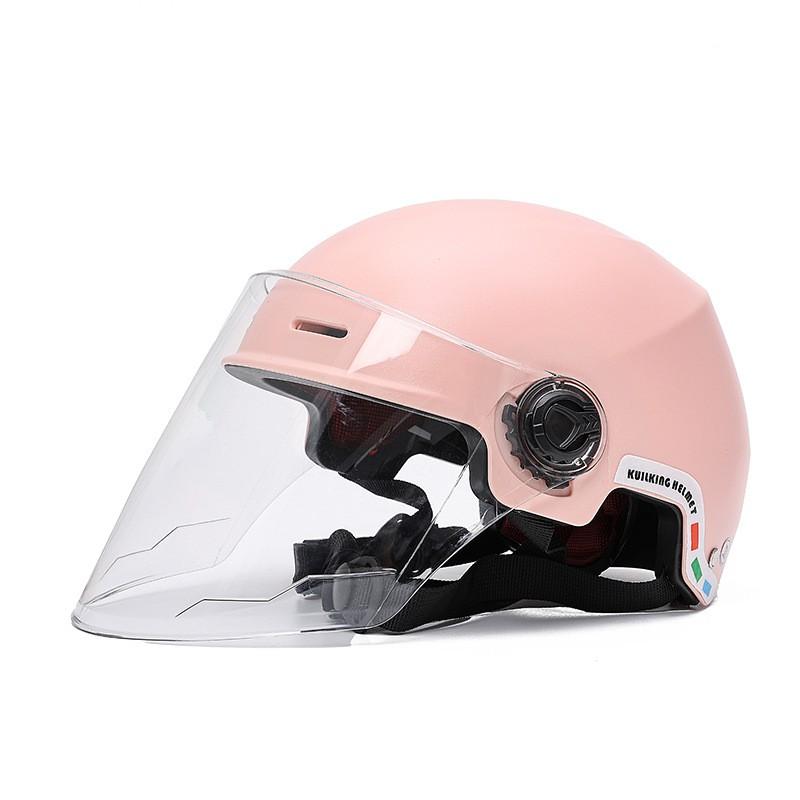 Unisex ABS Motorcycle Helmet Electric Scooter Riders Winter UV Protection Half Face