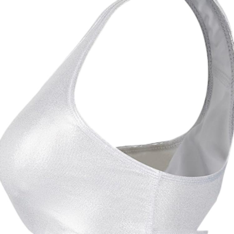 Nike Swoosh Icon Clash Medium Support Sports Bra Women Underwear Metallic-Silver CT3792-100