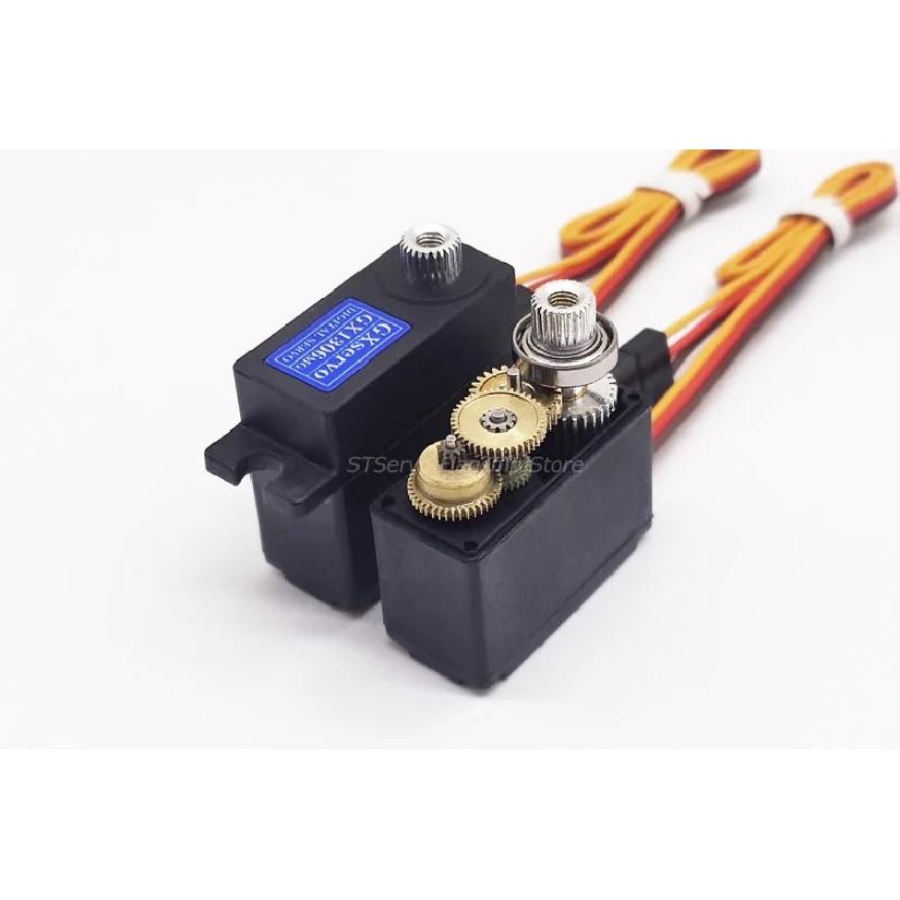 GXServo GX1306MG 4kg 17g 6.0v High Speed Digital Metal Gears Mini Servo For RC Car Fix-Wing Boat Robot Arm WPL Model Parts