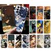 Phone Case For Samsung Galaxy S26 S25 S24 S23 S22 Ultra S23 S22 S25 Plus S24 FE S26Edge Art Black Cat Wave Van
