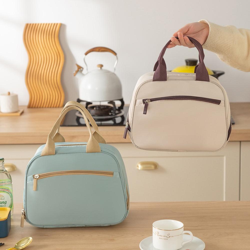 Modische isolierte Tasche, Lunchtasche, Bento-Tasche, Brotdose für die Arbeit oder Schule, Handtasche, Dicke Aluminiumfolien-Isolierertasche