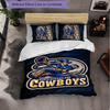 North Queensland Cowboys Pattern Microfiber 3Pcs Bedding Set Decor Duvet Cover Set For Bedroom Home Use