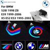 2/4pcs For old BMW E39 1999-2006 x5 x52 e53 1995-20025 28 i 1998 z8 Car door Led lamp laser projector welcome ghost lamp.